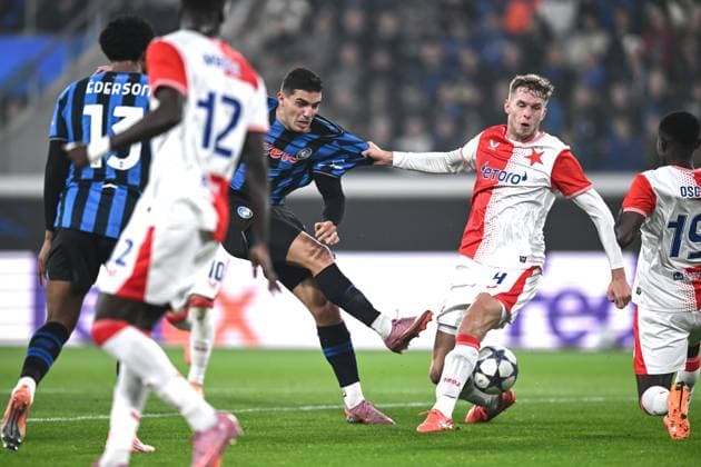 Football, CL, Atalanta Bergamo - Slavia Prague