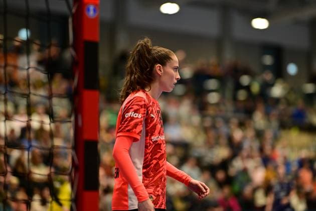 Handball I Women I Season 2025 2026 I 1 HBF I 6 Matchday I Buxtehuder SV Borussia Dortmund I 22 10 2025 Sarah Wachter 12, Borussia Dortmund Buxtehude Halle Nord Niedersachsen Germany Copyright: xLobeca FelixxSchlikisx