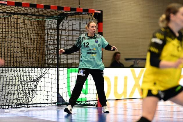 Handball I Women I Season 2025 2026 I 1 HBF I 6 Matchday I Buxtehuder SV Borussia Dortmund I 22 10 2025 Oliwia Kaminska 12, Buxtehuder Sportverein Buxtehude Halle Nord Niedersachsen Germany Copyright: xLobeca FelixxSchlikisx
