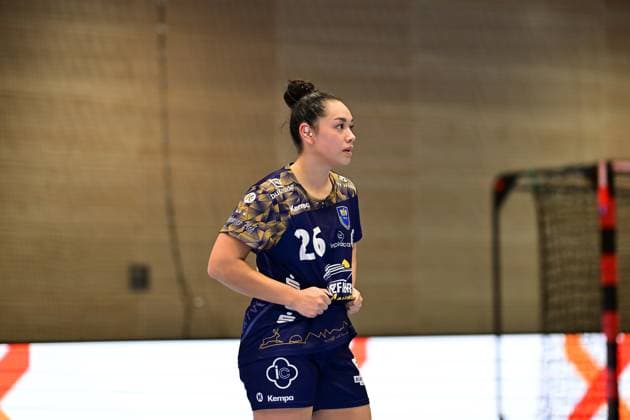 Handball I Women I Season 2025 2026 I 1 HBF I 6 Matchday I Buxtehuder SV Borussia Dortmund I 22 10 2025 Christin Kaufmann 26, Buxtehuder Sportverein Buxtehude Halle Nord Niedersachsen Germany Copyright: xLobeca FelixxSchlikisx
