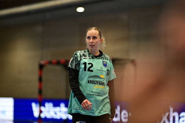 Handball I Women I Season 2025 2026 I 1 HBF I 6 Matchday I Buxtehuder SV Borussia Dortmund I 22 10 2025 Oliwia Kaminska 12, Buxtehuder Sportverein Buxtehude Halle Nord Niedersachsen Germany Copyright: xLobeca FelixxSchlikisx