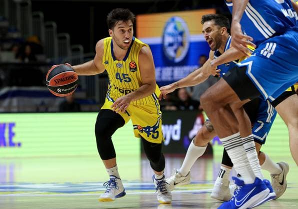 Maccabi Tel-Aviv v Real Madrid, Euroleague, season 2025 2026, round 6 Belgrade, Serbia. 22th Oct, 2025. Maccabi s Tamir Blatt during Euroleague basketball match between Maccabi Tel-Aviv and Real Madrid on October 22. 2025. in Belgrade, Serbia. Belgrade Serbia Copyright: xPedjaxMilosavljevic STARSPORTx