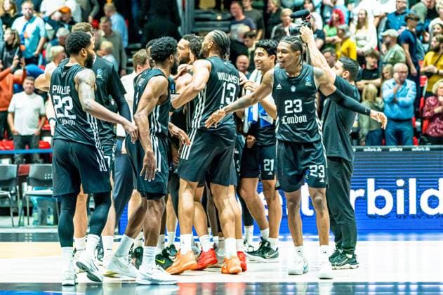 Chemnitz, Germany October 22, 2025 BKT EuroCup 2025 2026 Niners Chemnitz vs London Lions In the picture Copyright: xFotostandx xNachtigallx