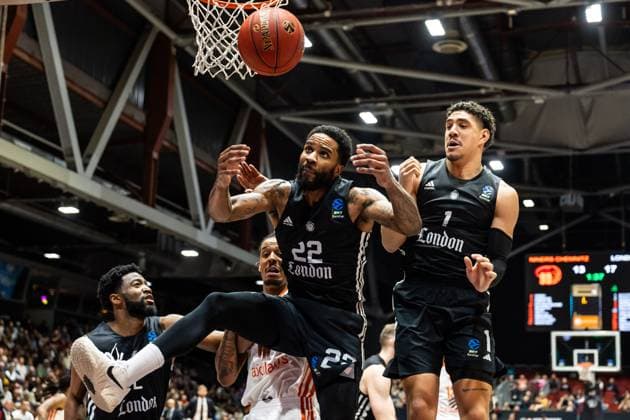 GER, BKT EuroCup, Season 2025 2026, Niners Chemnitz London Lions 22 10 2025, Messe, Chemnitz, GER, BKT EuroCup, Season 2025 2026, Niners Chemnitz London Lions Tarik Phillip London Lions, 22 Photo Alexander Trienitz Chemnitz Messe Sachsen Germany