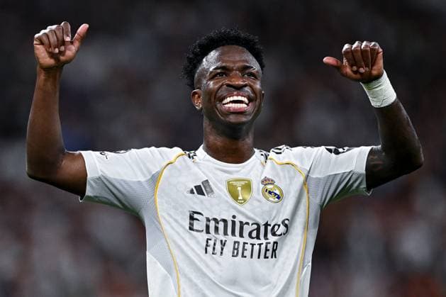 Mg Madrid 22 10 2025 - Champions League Real Madrid-Juventus foto Matteo Gribaudi Image nella foto: Vinicius Junior 