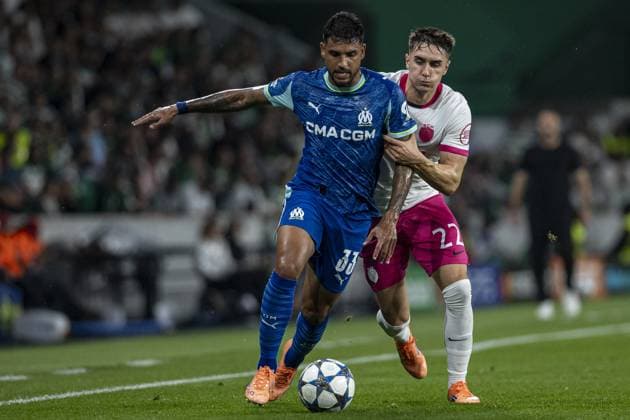 Football, CL, Sporting Lisbon - Olympique Marseille
