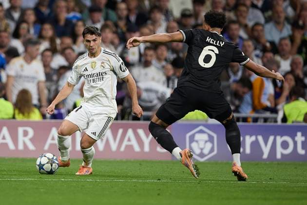 Brahim Diaz (Real Madrid CF) controls the ball during the UEFA Champions League 2025 26 League Phase MD3 match between Real Madrid C.F. v Juventus at Estadio Santiago Bernabeu on October 22, 2025 in Madrid, Spain. (Photo by Manu Reino DeFodi Images) Brahim Diaz Real Madrid CF controls the ball during the UEFA Champions League 2025 26 League Phase MD3 match between Real Madrid C F v Juventus at Estadio Santiago Bernabeu on October 22, 2025 in Madrid, Spain Photo by Manu Reino DeFodi Images