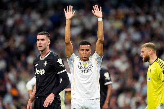 REAL MADRID CF v JUVENTUS. CHAMPIONS LEAGUE 2025 2026. MATCHDAY 3. Real Madrid CF s Kylian Mbappe during Champions League 2025 2026, Matchday 3. October 22 ,2025. (ALTERPHOTOS Acero) MadridSpain  Copyright: xAcerox