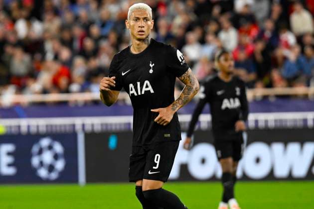FOOTBALL : AS Monaco VS Tottenham Hotspur FC - UEFA Champions League - 22 10 2025 Richarlison (TOT) - Champions League match between AS Monaco and Tottenham Hotspur FC on October 22, 2025 at the Louis II Stadium in Monaco. MonacoMonaco  Copyright: xWilliamxCannarellax