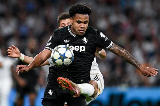 Mg Madrid 22 10 2025 - Champions League Real Madrid-Juventus foto Matteo Gribaudi Image nella foto: Weston McKennie-Arda Guler 