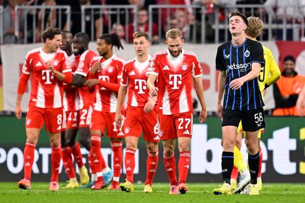 Bayern Munchen v Club Brugge - UEFA Champions League MUNICH, GERMANY - OCTOBER 22 : Spileers Jorne defender of Club Brugge looks dejected after Bayern Munchen scored the 4-0 goal during the UEFA Champions League 2025 26 League Phase MD3 match between Bayern Munchen and Club Brugge on October 22, 2025 in Munich, Germany, 22 10 2025 Munich Germany  Copyright: xTomasxSiskx