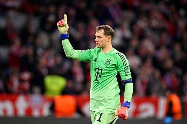 Bayern Munchen v Club Brugge - UEFA Champions League MUNICH, GERMANY - OCTOBER 22 : Neuer Manuel goalkeeper of Bayern Munchen celebrates the victory after the UEFA Champions League 2025 26 League Phase MD3 match between Bayern Munchen and Club Brugge on October 22, 2025 in Munich, Germany, 22 10 2025 Munich Germany  Copyright: xTomasxSiskx