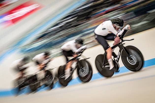 BRÄUTIGAM Messane, BRAUßE Franziska, KLEIN Lisa, KRÖGER Mieke UCI Track Cycling World Championships 2025 BRÄUTIGAM Messane BRAUßE Franziska KLEIN Lisa KRÖGER Mieke GER Germany landscape horizontal Landscape Event Event UCI Track Cycling World Championships 2025 Category Category Cycling Track Cycling World Championships Elite Women Location Place South America Chile Santiago de Chile Velodromo Parque Penalolen Instituto Discipline Team Pursuit Distance 4000 m Date Date 22 10 2025 Wednesday Day 1