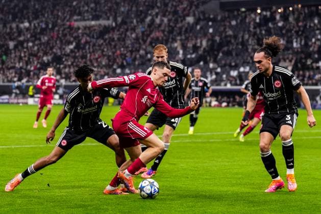 FRANKFURT AM MAIN, GERMANY - OCTOBER 22 Florian Wirtz of Liverpool dribbles with the ball during the UEFA Champions League 2025 26 League Phase MD3 match between Eintracht Frankfurt and Liverpool FC at Frankfurt Stadion on October 22, 2025 in Frankfurt am Main, Germany. (Photo by Rene Nijhuis) SPO  Copyright: xRenexNijhuis