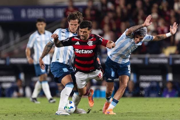 Football, Copa Libertadores, Flamengo Rio de Janeiro - Racing Club de Avellaneda