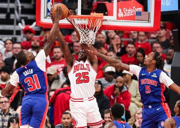 Basketball, NBA, Chicago Bulls - Detroit Pistons