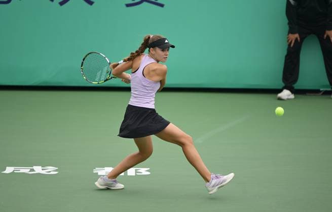 2025 ITF World Tennis Tour Junior Finals Chengdu , China Hannah Klugmann GBR vs Jana Kovackova CZE
