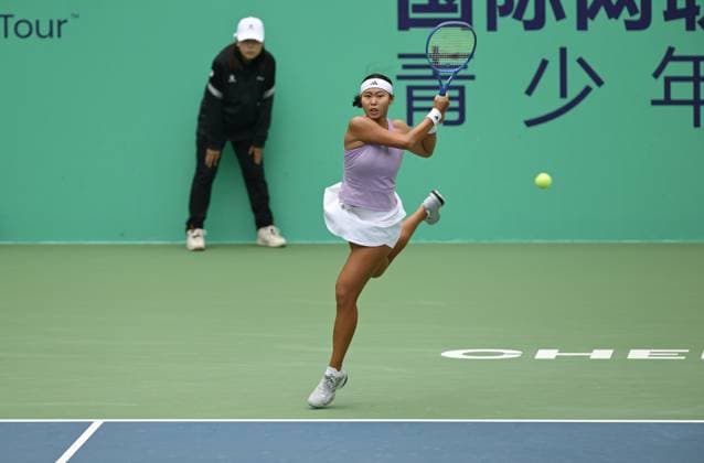 2025 ITF World Tennis Tour Junior Finals Chengdu , China Mia Pohankova SVK vs Ruien Zhang CHN