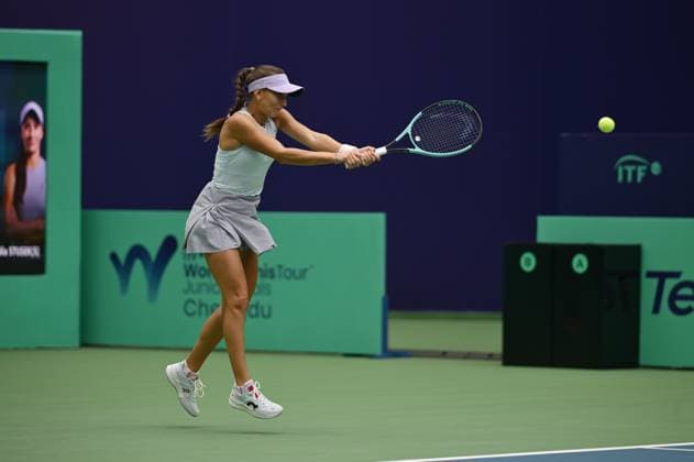 2025 ITF World Tennis Tour Junior Finals Chengdu , China Kristina Penickova USA vs Julia Stusek GER