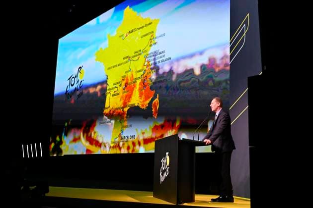 Presentation Tour de France 2026 PARIS, FRANCE - OCTOBER 23 : Prudhomme Christian (FRA) director of ASO pictured during the presentation of the 2026 Tour de France for Men and Women at Palais des Congres de Paris on October 23, 2025 in Paris, France, 23 10 2025 Paris France  Copyright: xJanxDexMeuleneirx