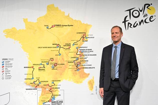 Presentation Tour de France 2026 PARIS, FRANCE - OCTOBER 23 : Prudhomme Christian (FRA) director of ASO pictured during the presentation of the 2026 Tour de France for Men and Women at Palais des Congres de Paris on October 23, 2025 in Paris, France, 23 10 2025 Paris France  Copyright: xJanxDexMeuleneirx