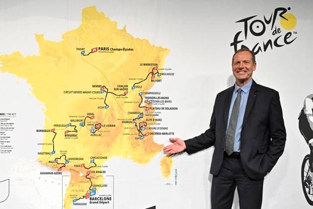 Presentation Tour de France 2026 PARIS, FRANCE - OCTOBER 23 : Prudhomme Christian (FRA) director of ASO pictured during the presentation of the 2026 Tour de France for Men and Women at Palais des Congres de Paris on October 23, 2025 in Paris, France, 23 10 2025 Paris France  Copyright: xJanxDexMeuleneirx