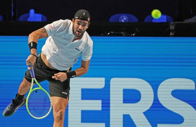 Tennis, ERSTE BANK OPEN 2025 Matteo Berrettini (ITA), Vienna, Austria, October 23, 2025. Photo Felice Calabro  Copyright: xFelicexCalabro x xipa-agency.netx xFELICExCALABRO x IPA_Agency_IPA66970913