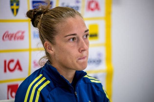 Football, Women, Sweden national team, Press conference