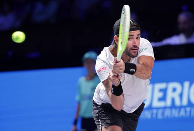 TENNIS - ATP, Tennis Herren Erste Bank Open VIENNA,AUSTRIA,23.OCT.25 - TENNIS - ATP World Tour, Erste Bank Open. Image shows Matteo Berrettini (ITA).  GEPAxpictures xWalterxLuger