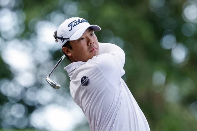 International Series golf in the Philippines Takumi Murakami of Japan competes during the International Series Philippines in Sta. Elena Golf & Country Club, Laguna, south of Manila, Philippines on October 23, 2025. The tournament will run from October 23 to 26, 2025. LAGUNA PHILIPPINES  Copyright: xMatrixxImages MarkxCristinox