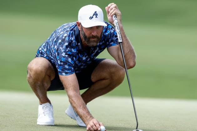 International Series golf in the Philippines Dustin Johnson of the USA competes during the International Series Philippines in Sta. Elena Golf & Country Club, Laguna, south of Manila, Philippines on October 23, 2025. The tournament will run from October 23 to 26, 2025. LAGUNA PHILIPPINES  Copyright: xMatrixxImages MarkxCristinox
