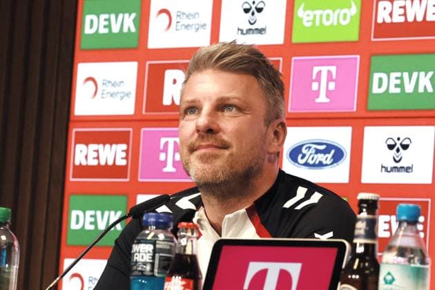 1 FC Köln 1 FC Köln, Press conference for the away match in Dortmund, Lukas Kwasniok 1 FC Köln 23 10 2025, Bild