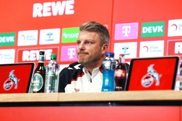 1 FC Köln 1 FC Köln, Press conference for the away match in Dortmund, Lukas Kwasniok 1 FC Köln 23 10 2025, Bild