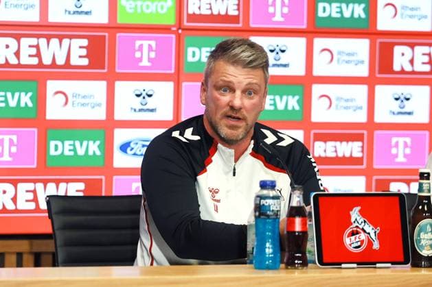 1 FC Köln 1 FC Köln, Press conference for the away match in Dortmund, Lukas Kwasniok 1 FC Köln 23 10 2025, Bild