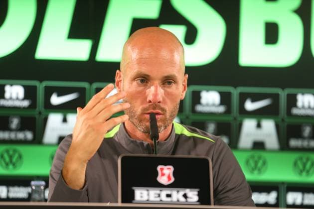Football, 1st BL, VfL Wolfsburg, Press conference