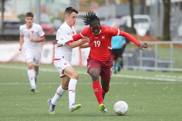 Football, U16, International match, Switzerland - Montenegro
