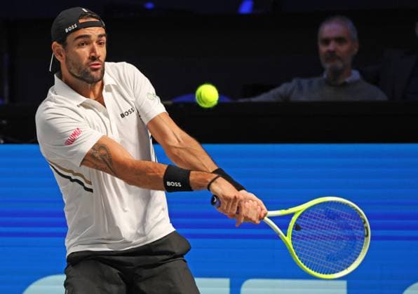 Vienna, Austria: Tennis, ERSTE BANK OPEN 2025 Matteo Berrettini (ITA), Vienna, Austria, October 23, 2025. Photo VIENNA, ERSTE BANK OPEN 2025  - ZUMAp169 20251023_zea_p169_066 Copyright: xFelicexCalabrox