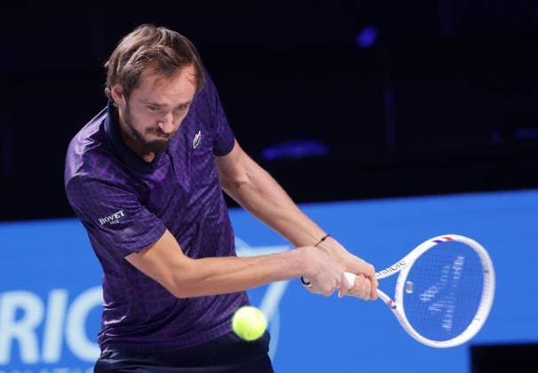 TENNIS - ATP, Tennis Herren Erste Bank Open VIENNA,AUSTRIA,23.OCT.25 - TENNIS - ATP World Tour, Erste Bank Open. Image shows Daniil Medvedev (RUS).  GEPAxpictures xWalterxLuger