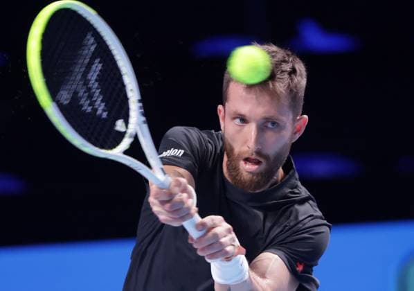 TENNIS - ATP, Tennis Herren Erste Bank Open VIENNA,AUSTRIA,23.OCT.25 - TENNIS - ATP World Tour, Erste Bank Open. Image shows Corentin Moutet (FRA).  GEPAxpictures xWalterxLuger