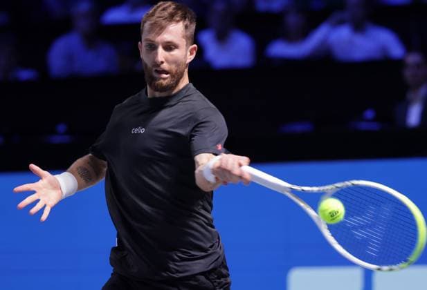 TENNIS - ATP, Tennis Herren Erste Bank Open VIENNA,AUSTRIA,23.OCT.25 - TENNIS - ATP World Tour, Erste Bank Open. Image shows Corentin Moutet (FRA).  GEPAxpictures xWalterxLuger