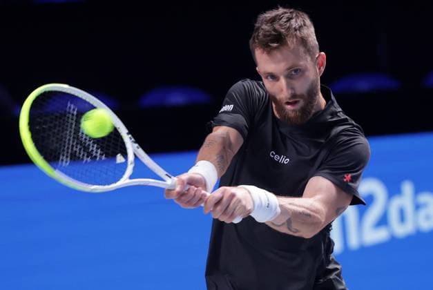 TENNIS - ATP, Tennis Herren Erste Bank Open VIENNA,AUSTRIA,23.OCT.25 - TENNIS - ATP World Tour, Erste Bank Open. Image shows Corentin Moutet (FRA).  GEPAxpictures xWalterxLuger