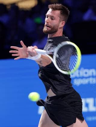 TENNIS - ATP, Tennis Herren Erste Bank Open VIENNA,AUSTRIA,23.OCT.25 - TENNIS - ATP World Tour, Erste Bank Open. Image shows Corentin Moutet (FRA).  GEPAxpictures xWalterxLuger
