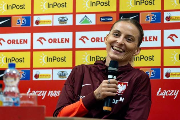 Football, Women, National team Poland, Press conference
