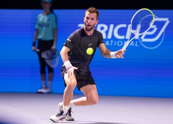 Corentin Moutet FRA Tennis ERSTE BANK OPEN 2025 ATP 500 Stadthalle Vienna Austria 23 October 2025 Copyright: xJuergenxHasenkopfx