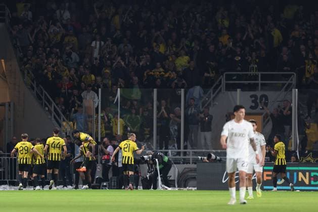 Aboubakary Koita of AEK celebrates their goal to make it 1-0 AEK Athens v Aberdeen, UEFA Conference League, Group Stage, Football, OPAP Arena, Athens, Greece - 23 Oct 2025Athens OPAP Arena Greece EDITORIAL USE ONLY No use with unauthorised audio, video, data, fixture lists, club league logos or live services. Online in-match use limited to 120 images, no video emulation. No use in betting, games or single club league player publications. Copyright: xCostasxBaltas Shutterstockx 15567740v