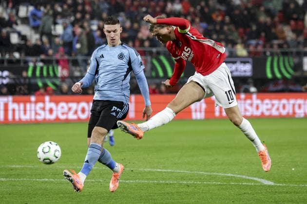 Football, ECL, AZ Alkmaar - SK Slovan Bratislava