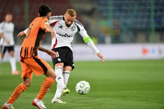 2025.10.23 Krakow Pilka nozna Liga Konferencji UEFA sezon 2025 26 Faza ligowa 2 kolejka Szachtar Donieck - Legia Warszawa N z Rafal Augustyniak gol Foto Mateusz Sobczak PressFocus 2025.10.23 Krakow Football UEFA Conference League 2025 26 season League phase Matchday 2 Shakhtar Donetsk - Legia Warsaw Rafal Augustyniak gol Credit: Mateusz Sobczak PressFocus NEWSPIX.PL --- newspix.pl 