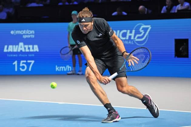 Vienna, Austria: Tennis, ERSTE BANK OPEN 2025 Alexander Zverev (GER), Vienna, Austria, October 23, 2025. Photo VIENNA, ERSTE BANK OPEN 2025  - ZUMAp169 20251023_zea_p169_1009 Copyright: xFelicexCalabrox