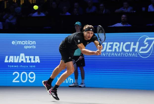 Vienna, Austria: Tennis, ERSTE BANK OPEN 2025 Alexander Zverev (GER), Vienna, Austria, October 23, 2025. Photo VIENNA, ERSTE BANK OPEN 2025  - ZUMAp169 20251023_zea_p169_1050 Copyright: xFelicexCalabrox