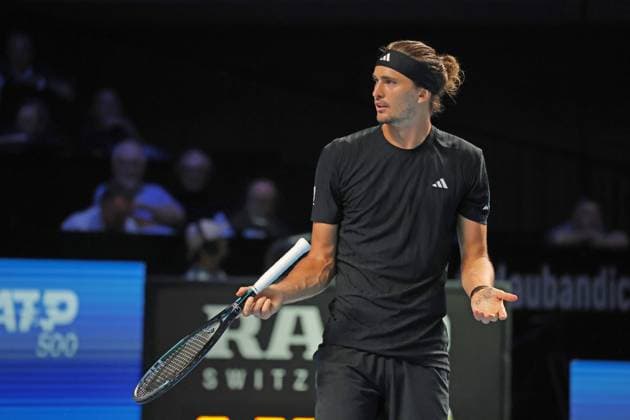 Vienna, Austria: Tennis, ERSTE BANK OPEN 2025 Alexander Zverev (GER), Vienna, Austria, October 23, 2025. Photo VIENNA, ERSTE BANK OPEN 2025  - ZUMAp169 20251023_zea_p169_1052 Copyright: xFelicexCalabrox